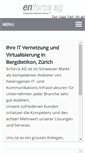 Mobile Screenshot of enforce.ch